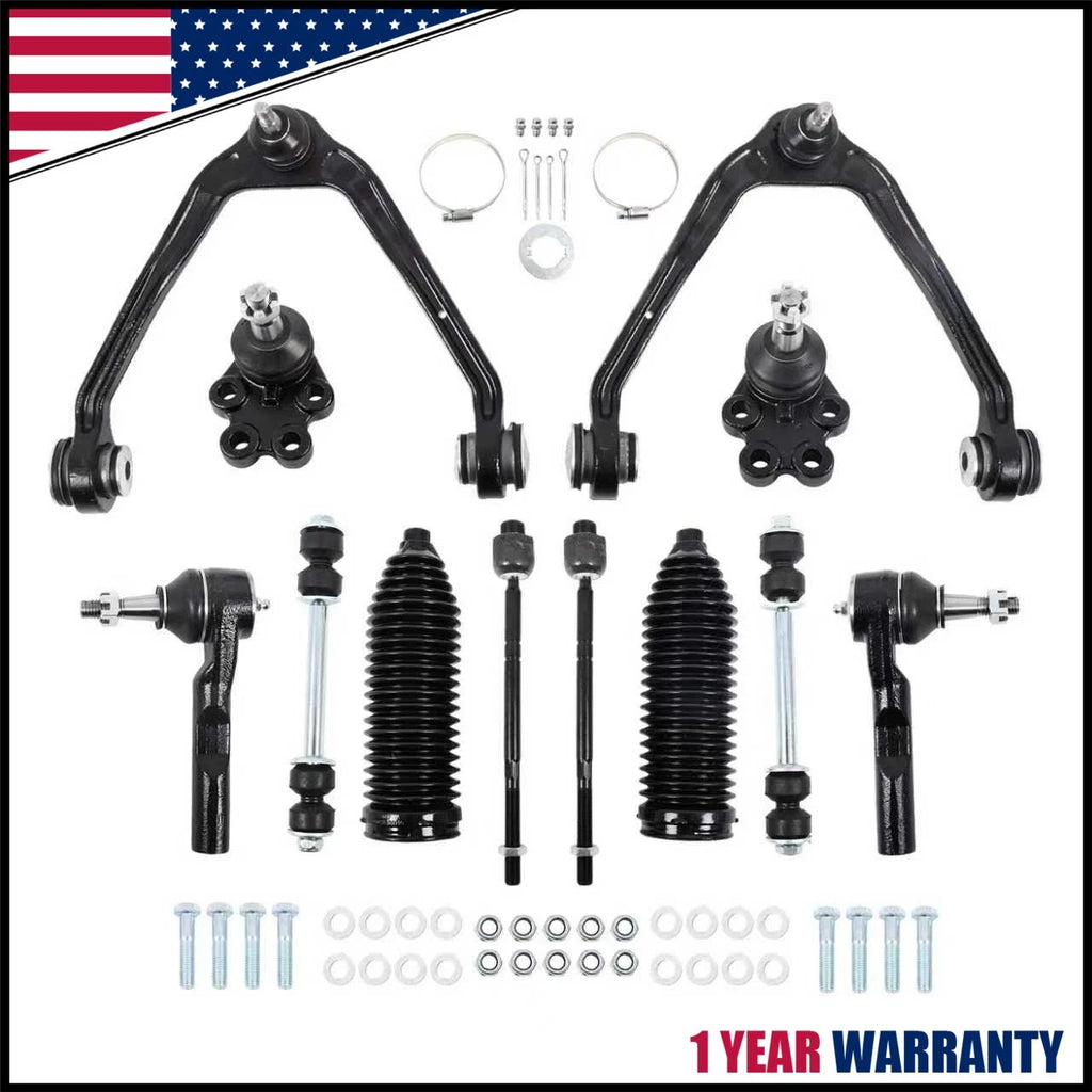 Front Upper Control Arm Tie Rod Sway Bar for Chevy Silverado GMC Sierra 1500 (2007–2018)