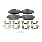 Set of 2 DuraGo Front Rotors & TRW Pro Ceramic Brake Pads for Lexus ES300 (2004–2006)