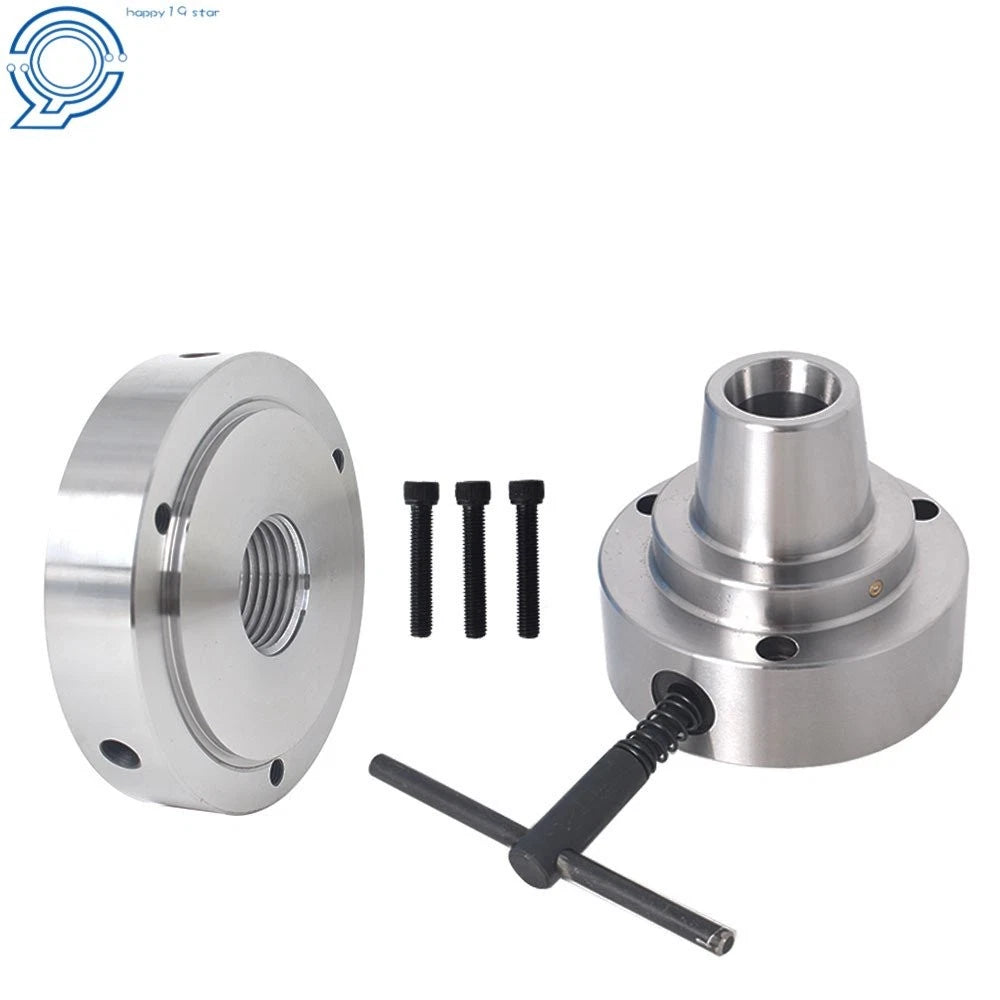 5C 5 Inch Collet Lathe Chuck Closer with Semi-Finished Adapter 1-1/2" x 8 Thread