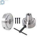 5C 5 Inch Collet Lathe Chuck Closer with Semi-Finished Adapter 1-1/2" x 8 Thread