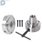 5C 5 Inch Collet Lathe Chuck Closer with Semi-Finished Adapter 1-1/2" x 8 Thread