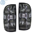 Set of 2 Smoke Tail Lights for Toyota Tacoma (2001–2004)