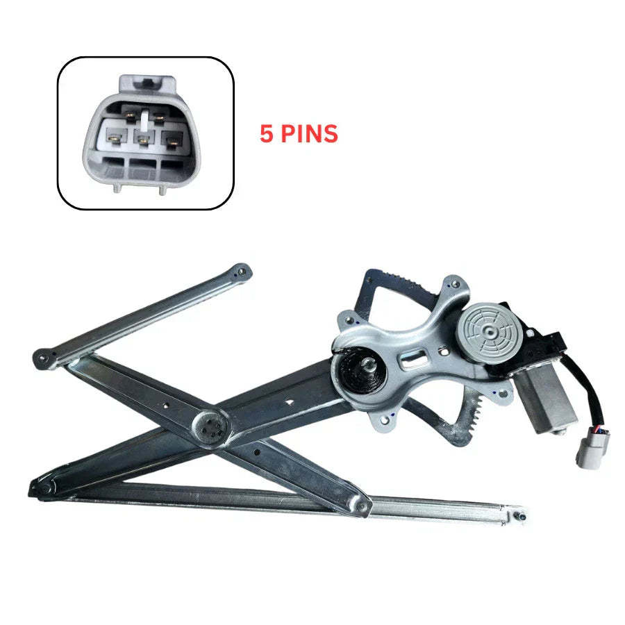 Window Regulator Right W/ 5 Pin Motor for Toyota Landcruiser J100 (1998–2007)