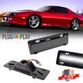 2X Smoked White LED Side Marker Lights for Chevy Camaro Pontiac Firebird (1982–1992)