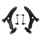 4X Front Lower Control Arms + Ball Joint for Ford Focus (2004–2011)