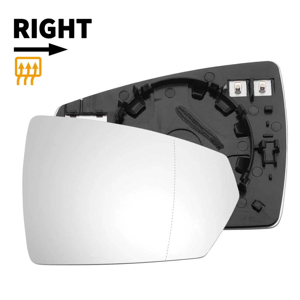 Heated Right Side Mirror Glass for Volkswagen Polo MK6 (2017–2023)