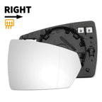 Heated Right Side Mirror Glass for Volkswagen Polo MK6 (2017–2023)