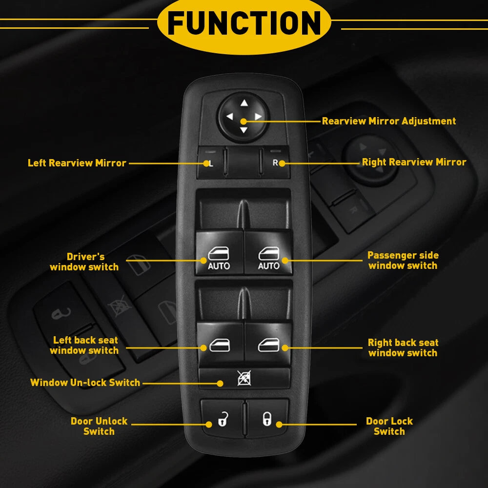 Power Window Control Switch for Dodge Durango (2014–2015)