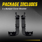 Pair of Front Bumper Brackets for Audi A3 (2015–2018) OE AU1043102