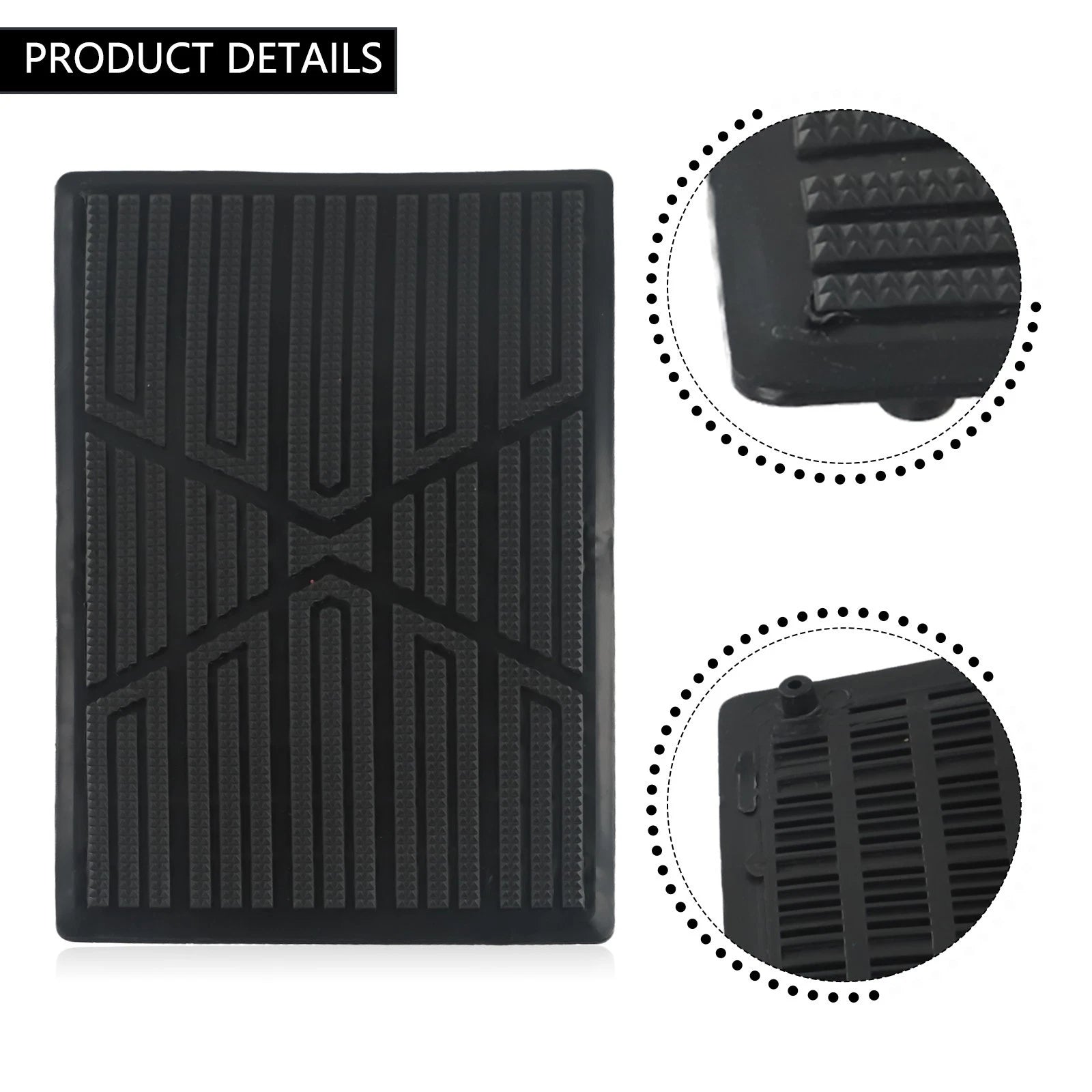 Car Carpet Floor Pad Heel Mat Patch Cover for Custom Fit (Universal)