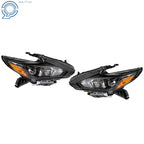Pair Headlight Assembly for Nissan Altima (2016–2018) Halogen