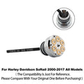Oil Dipstick Tank Cap Plug for Softail (2000–2017) Silver