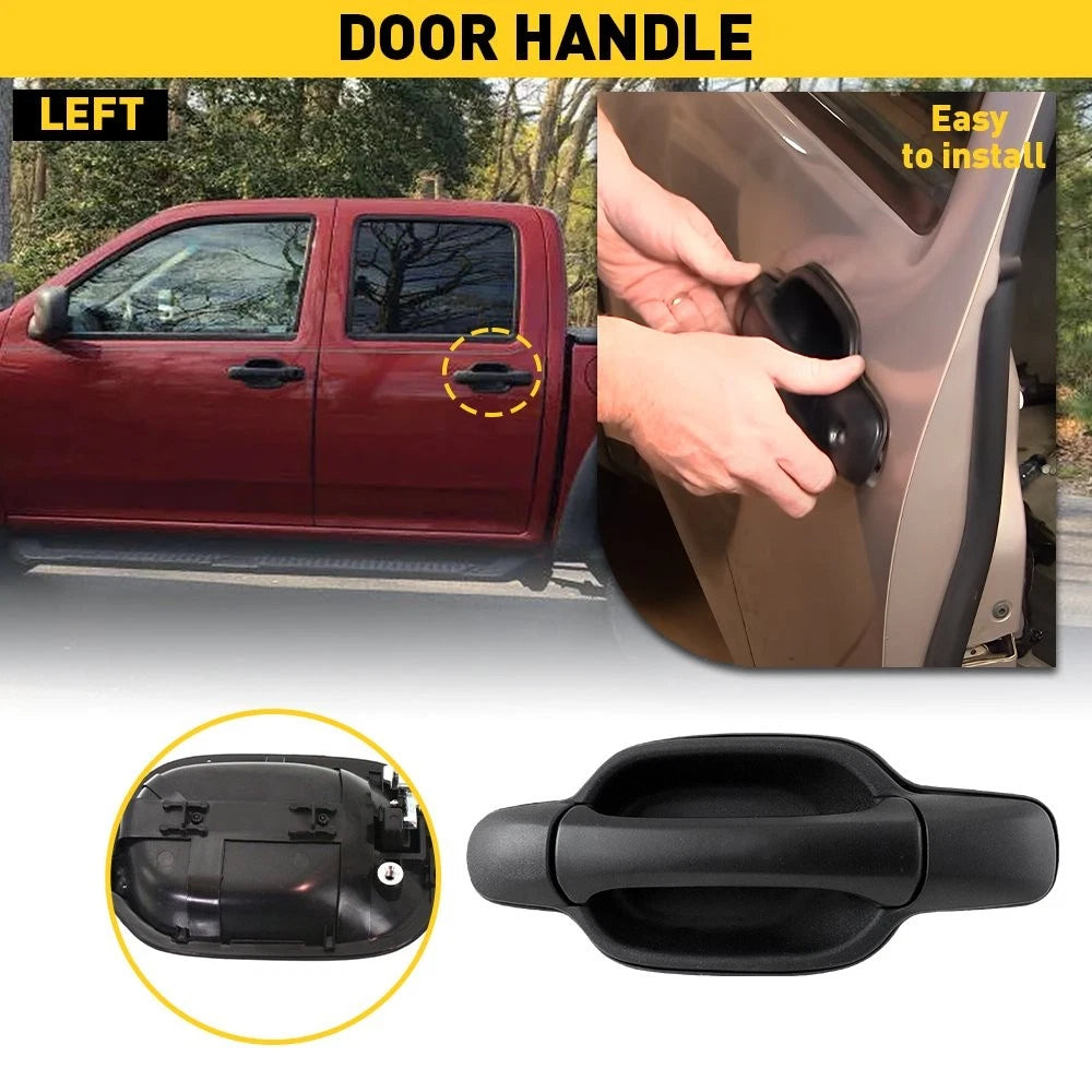 Rear Exterior Left Side Door Panel Handle for Chevrolet Colorado (2004–2012)