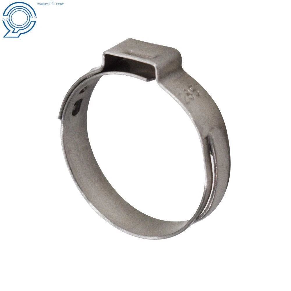 Set of 50 Stainless Steel Clamp Cinch Rings for Tubing