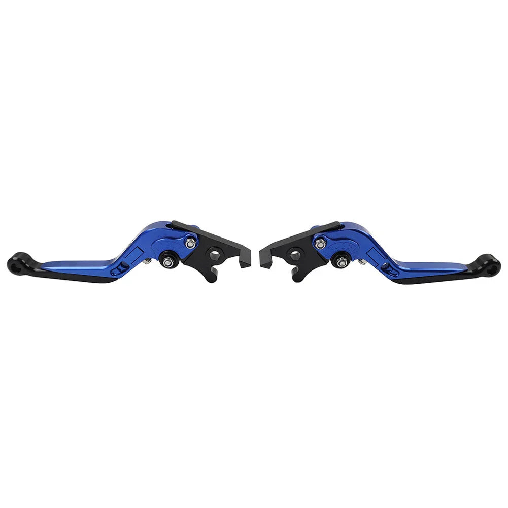 CNC Blue Extendable Brake Clutch Levers for Kawasaki ZX636R ZX6RR (2005-2006)