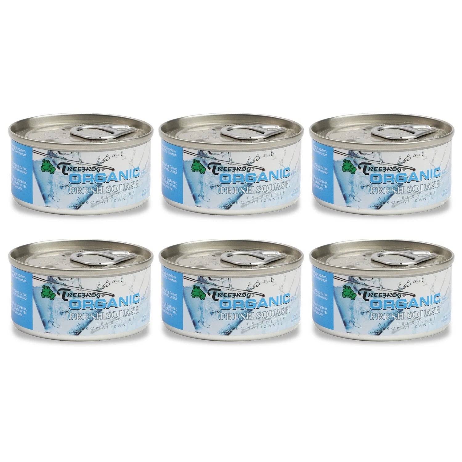 Set of 6 Treefrog Air Fresheners for Fresh Squash (1.27oz)