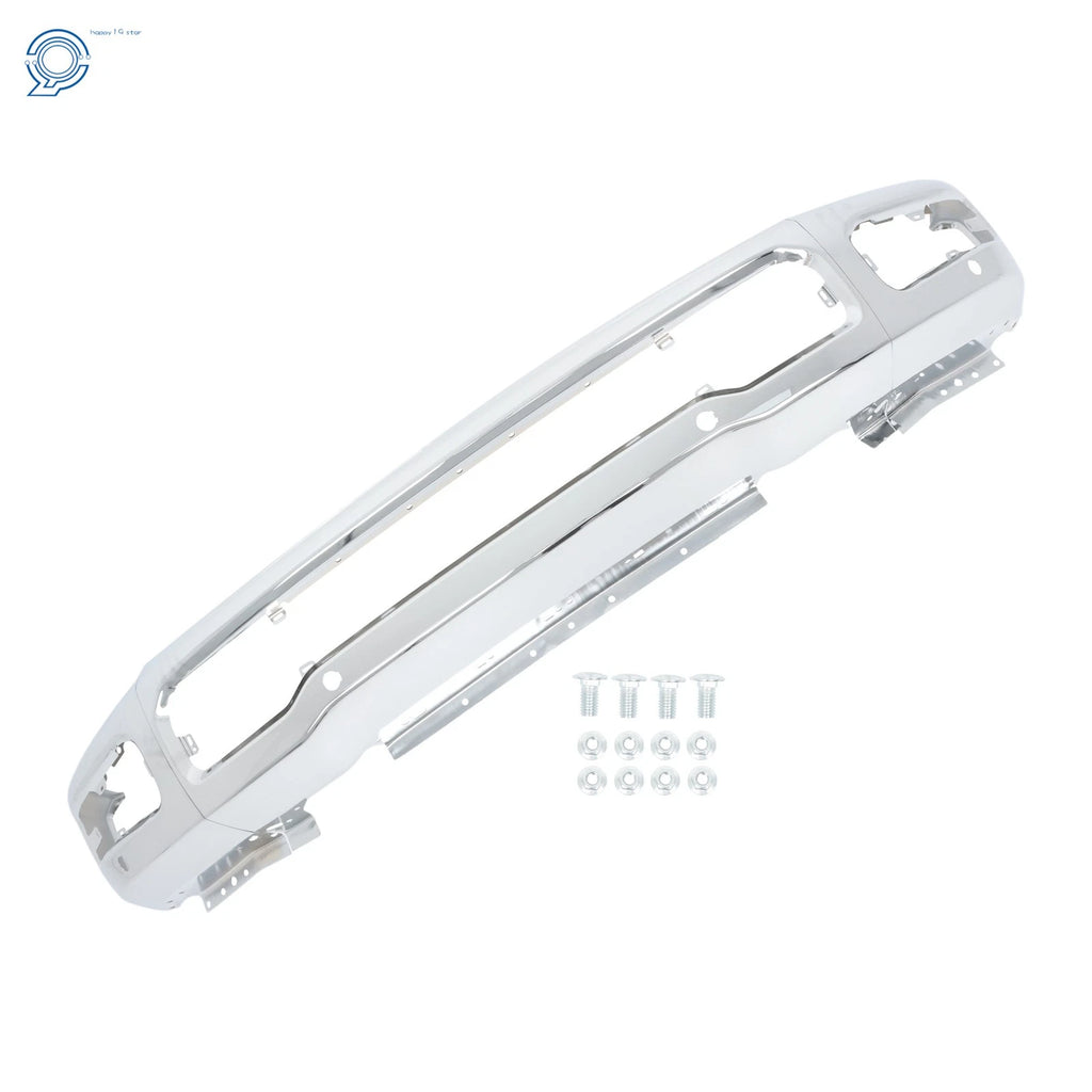 Front Bumper Face Bar Split Chrome for Ford F250 F350 (2023-2025)