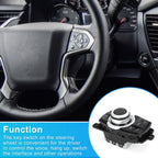 Steering Wheel Control Switch No. 65829206446 for BMW 528i (2010–2011) Black