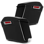 4" Stretched Extended Hard Saddle Bags for Harley Electra Glide Road King (1993–2013)