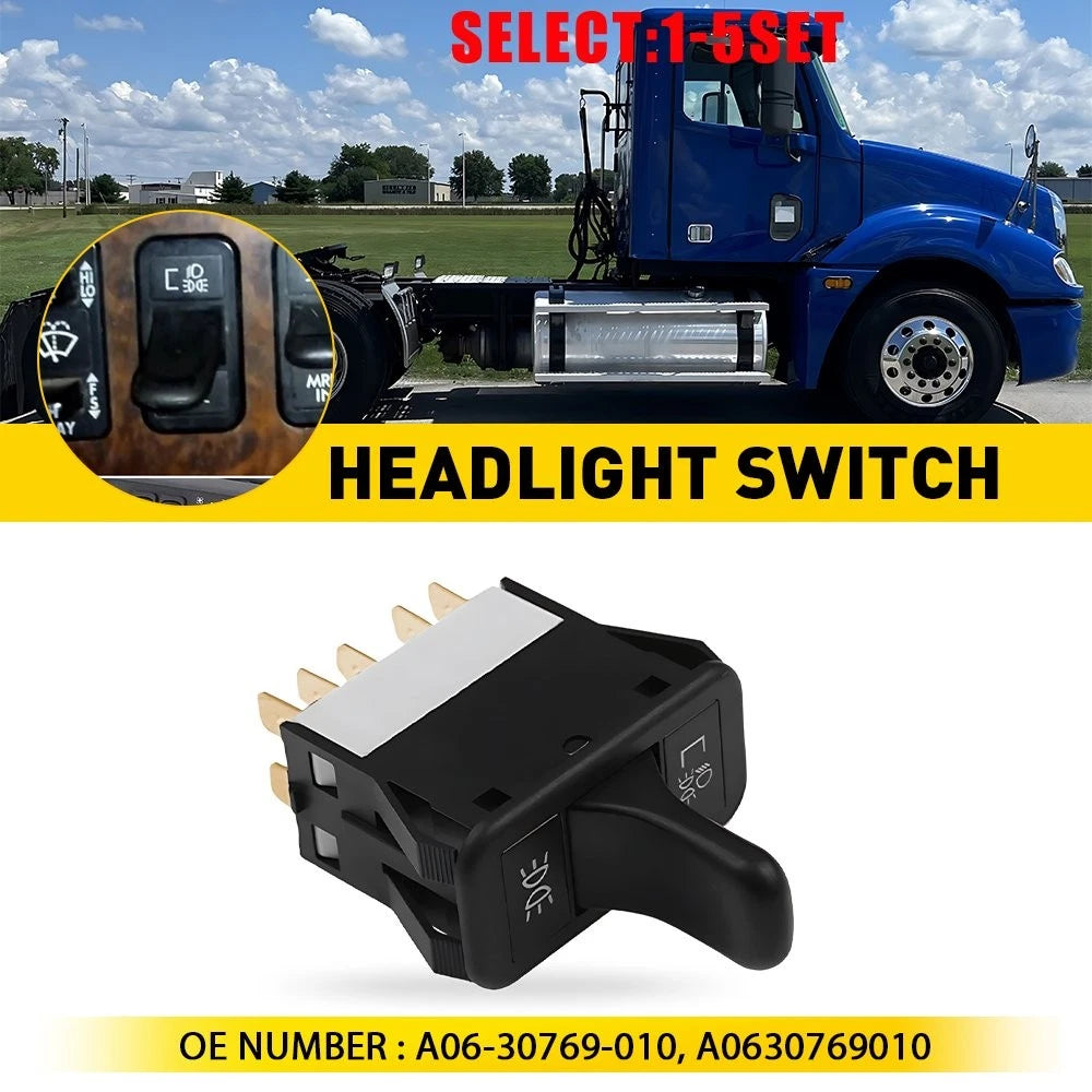 10 Pin Headlight Switch for Freightliner Columbia (2001–2011) A0630769010