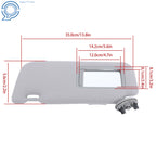 Left Driver Sun Visor for Toyota Corolla (2009-2013) with Mirror Gray