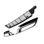 Set of 3 Chrome Bumper Grilles for VW CC (2013-2017)