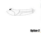 Seat Cover for Yamaha EX (2017–2023) Blacktip Solid White Custom Fit