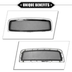 Front Grille Assembly for Dodge Ram 1500 (Chrome, Silver Tone, Gloss Black)
