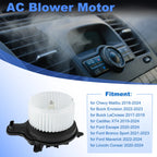 AC Heater Blower Motor for Chevy Malibu (2016–2024) JX6Z19805D LX6Z19805GB 700347