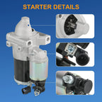 Starter for Chevrolet Silverado 1500 GMC Sierra 1500 (2014-2016)