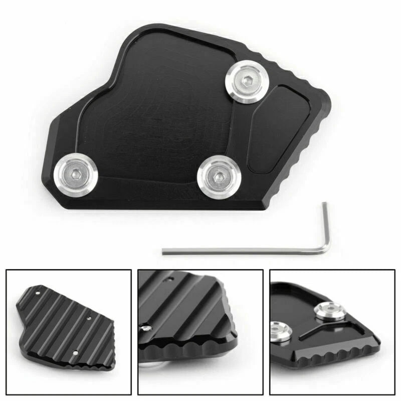 Side Pad Kickstand Extension Plate for BMW K1600 GT GTL (2011–2015) Black T9