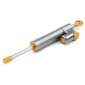 Universal Adjustable Steering Damper for Motorcycle - Gray Gold