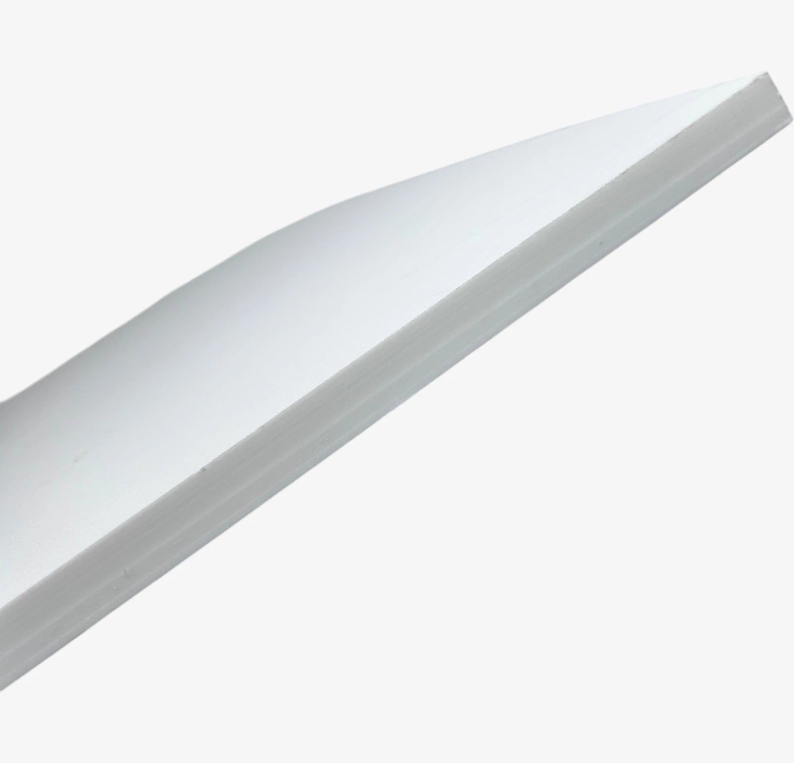 White Polycarbonate Marine Sheet Panel 29" x 12 1/8" x 1/2"