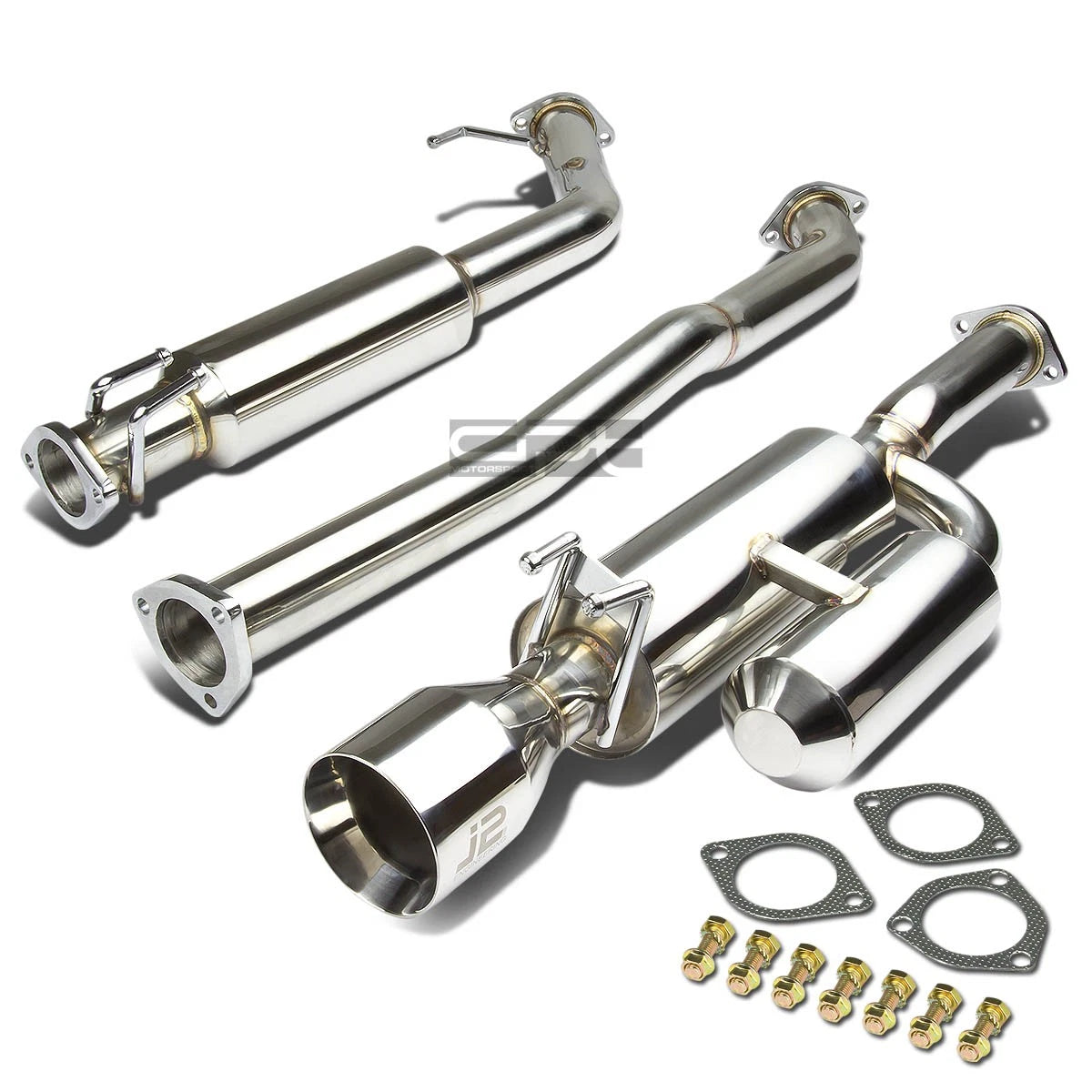 Catback Exhaust Muffler for Honda Civic Si FA5 (2007–2011) 4.5" Rolled Tip