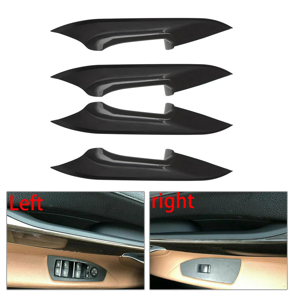 Set of 4 Front Door Inner Handle Pull Covers for BMW 7 Series (2008–2015)