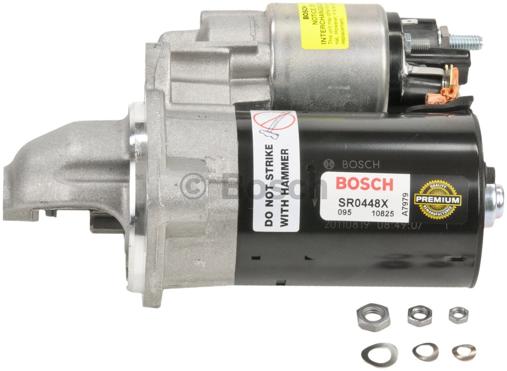 Reman Starter Motor for BMW E46 3 Series, E60 5 Series, E83 X3, E85 (Bosch SR0448X)