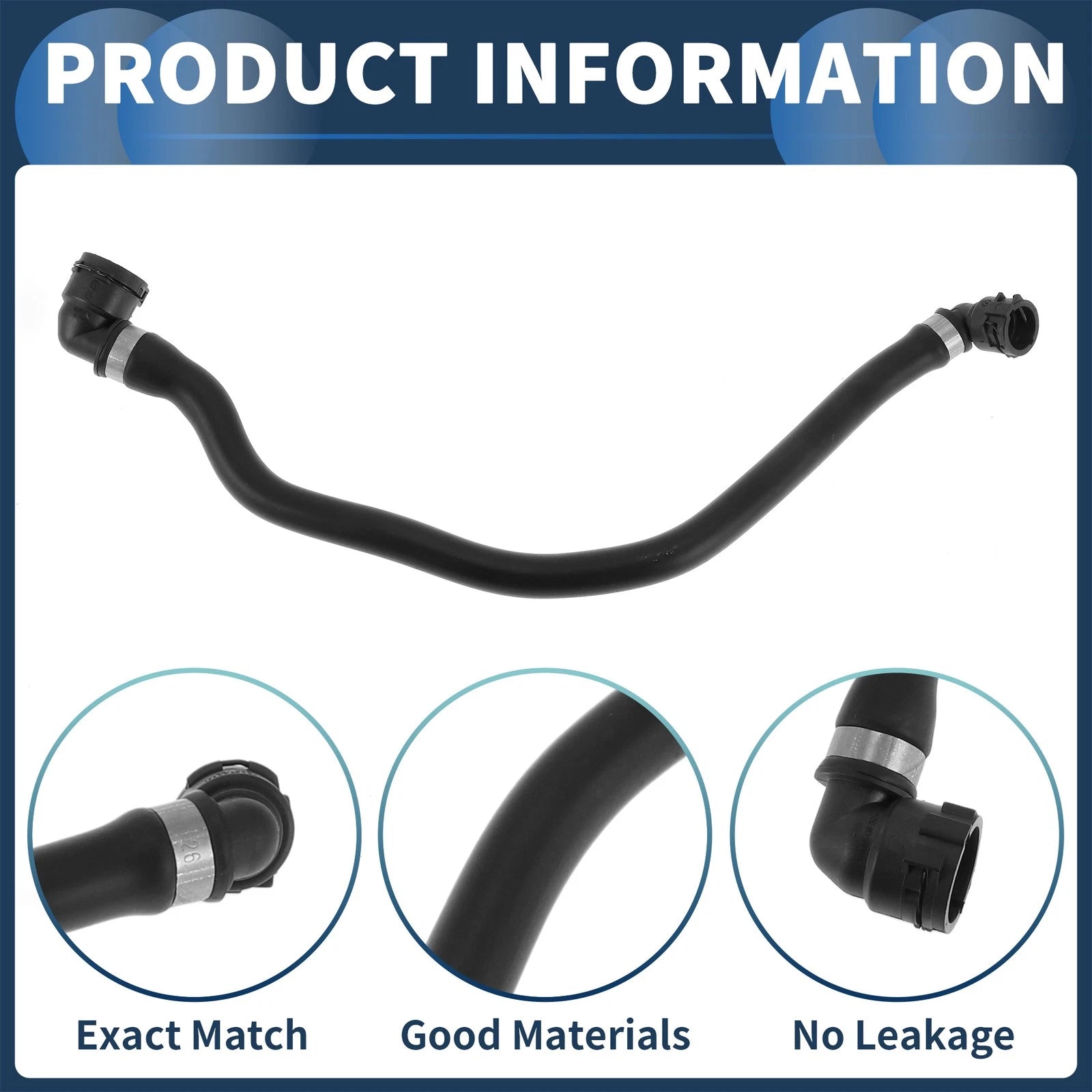 Radiator Hose for BMW 320i 2013-2016, 328i 2012-2016 No. 17127624676