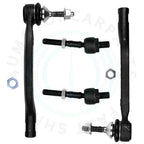 Set of 4 Front Inner & Outer Tie Rod Ends for Volvo S60 V70 (2001–2007)