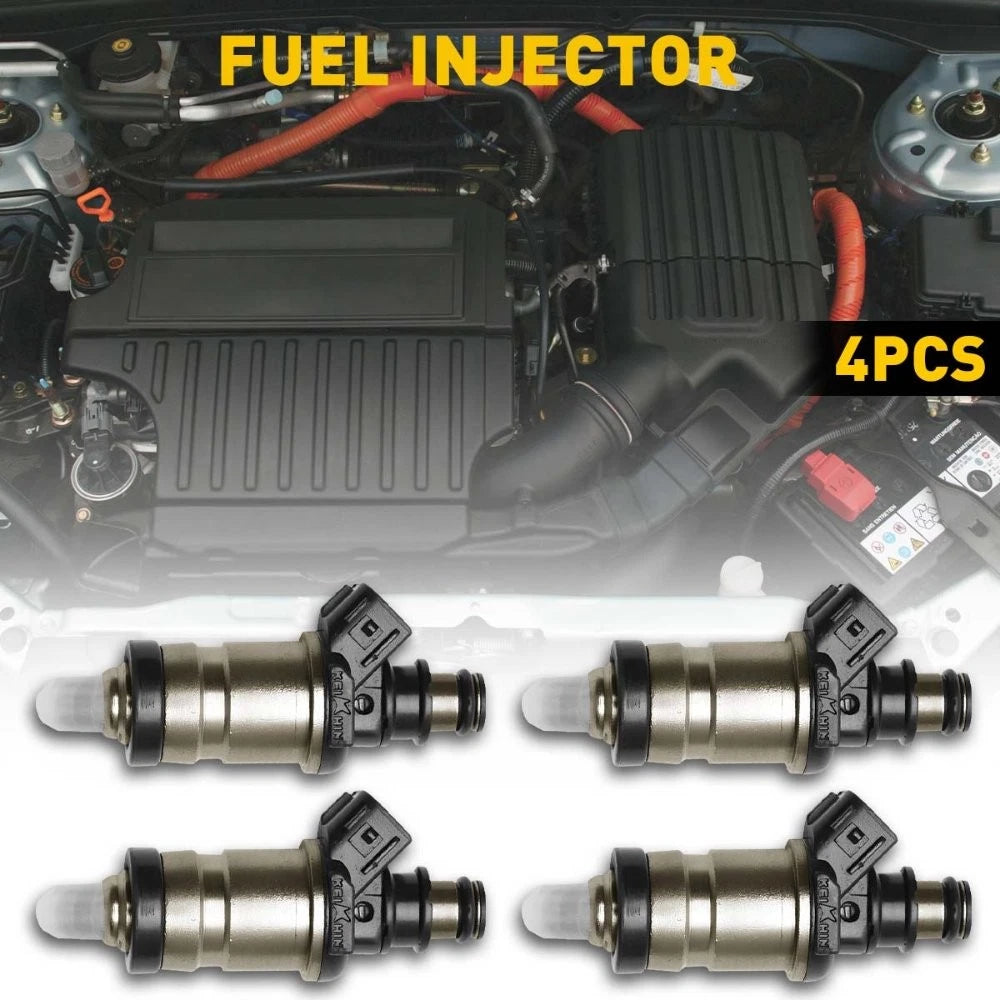 Set of 4 Fuel Injectors for Acura Honda Integra Accord Civic (1990–2005) 06164P2J000