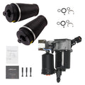 2X Rear Air Spring Bag + Compressor for Ford Expedition, Lincoln Navigator (1998–2002)