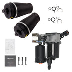 2X Rear Air Spring Bag + Compressor for Ford Expedition, Lincoln Navigator (1998–2002)