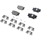 Rear Brake Disc and Pad Kit for Toyota RAV4 (2006–2018) Ceramic