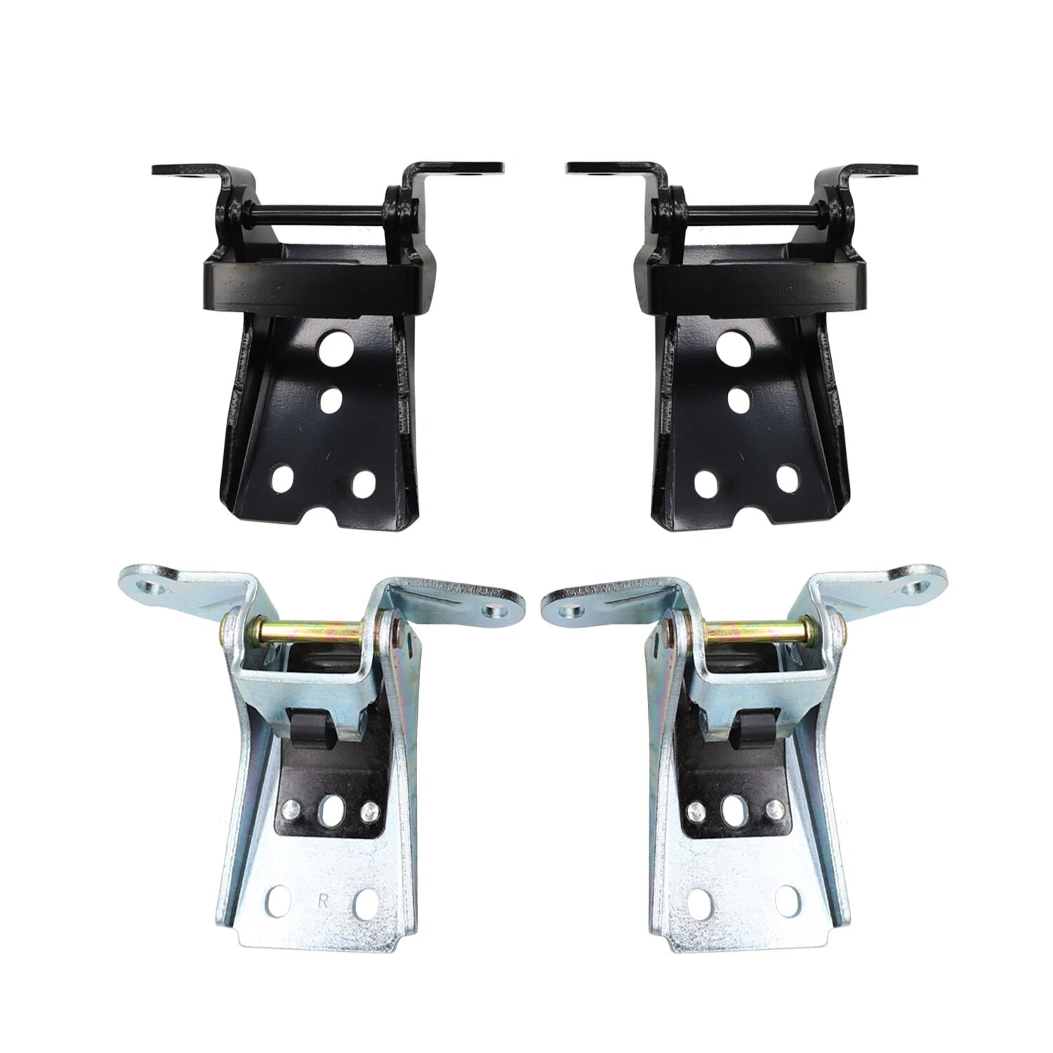 Set of 4 Front Upper Lower Door Hinges for Ford F150 F-250 F-350 (1980–1997)
