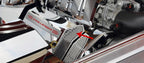 Fuel Rail Covers with Bright Red Vinyl for Dodge Challenger SRT8 (2008–2011)