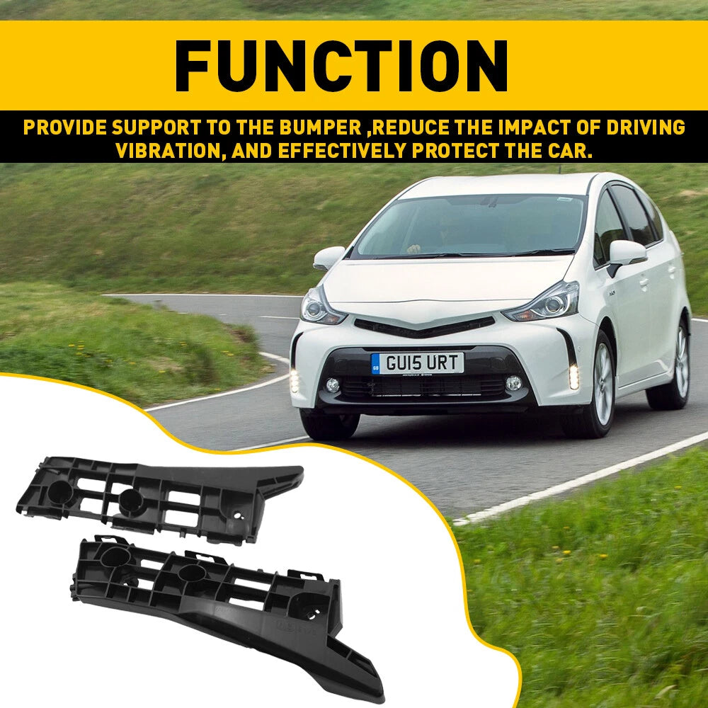 Set of 2 Front Bumper Retainer Brackets for Prius (2010–2015)