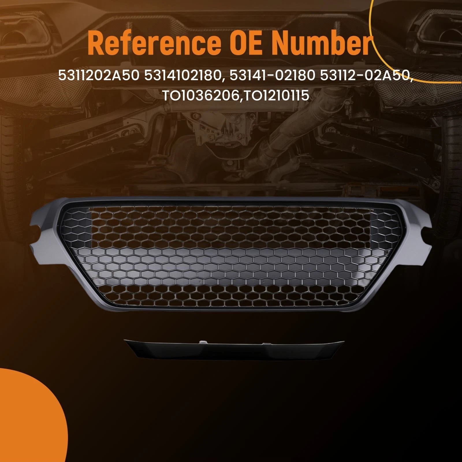Cooling Grille Set for Toyota Corolla (2020-2022)