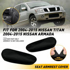 Front Seat Armrest Leather Cover for Nissan Titan Armada (2004–2015)