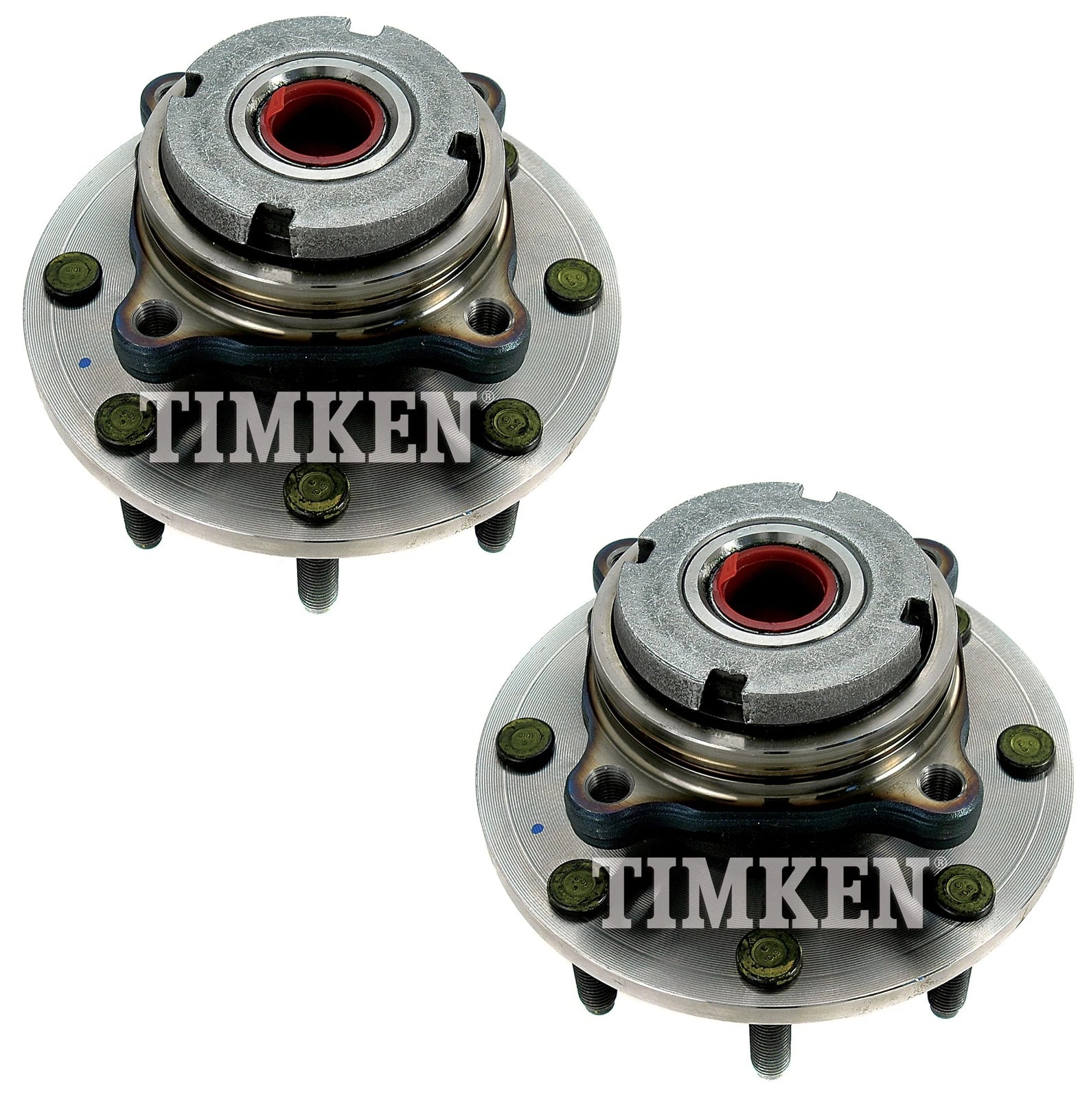 Set of 2 Timken Front Wheel Bearing & Hub Kits for Ford F-250 F-350 (2005–2023)