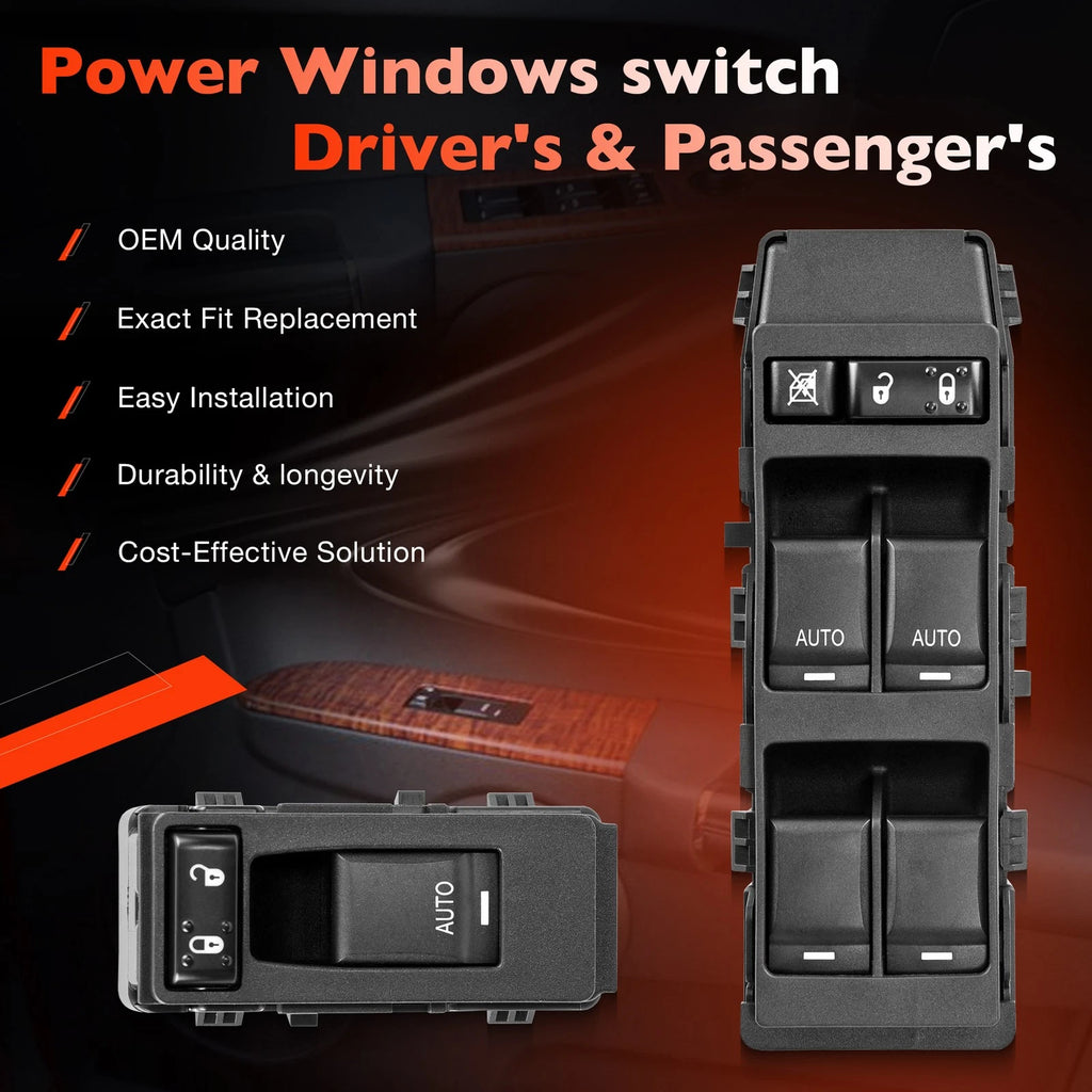 Power Window Door Control Switch for Jeep Chrysler 200 300 Dodge (2006-2014)