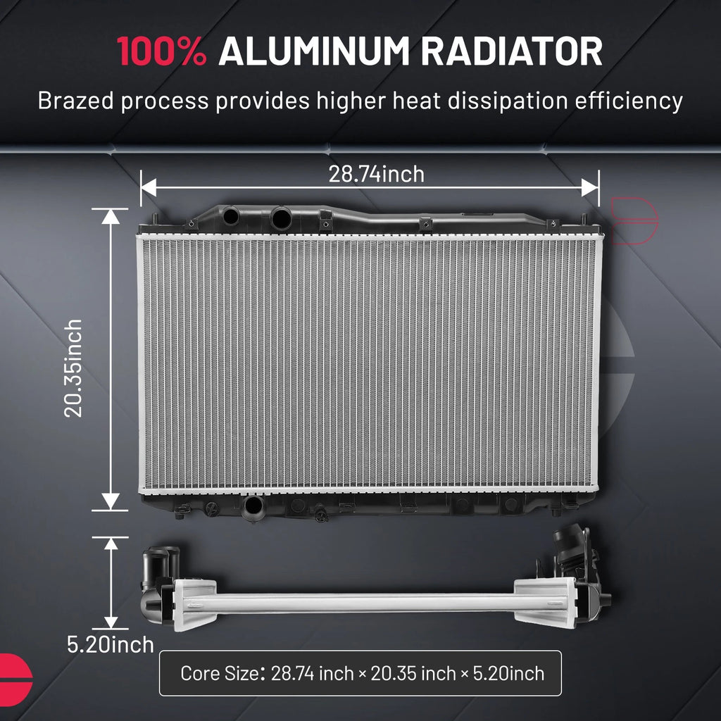 Aluminum Radiator for Honda Civic 1.8L 2.0L & Acura CSX 2.0L (2006–2011)